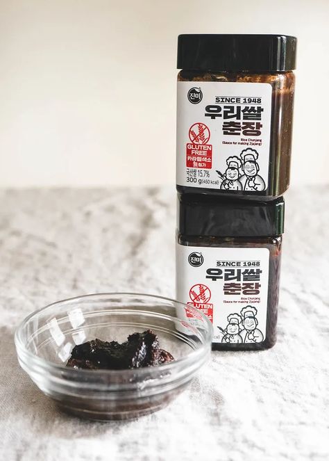 Korean Black Bean Paste, Chinese Noodle Dishes, Black Bean Paste, Korean Rice Cake, Asian Grocery Store, Wheat Noodles, Chicka Chicka, Paste Recipe, Korean Cooking