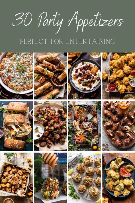 30 Party Appetizers Perfect for Entertaining Fried Mashed Potato Balls, Honey Bbq Chicken Wings, Heavy Appetizers, Beef Appetizers, Holiday Cheese Boards, Halloween Party Appetizers, Fried Goat Cheese, Honey Bbq Chicken, Whipped Goat Cheese