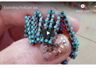 Geometric Beadwork, Beadwork Tutorial, Kate Mckinnon, Orange Necklace, 1 April, Bead Weaving Patterns, Saturday Afternoon, Making Beads, Beaded Bracelet Patterns