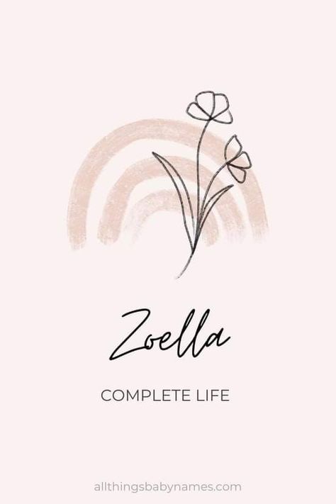 Ella Meaning, Zoe Meaning, Earthy Names, Boho Names, Hebrew Girl Names, Tato Nama, Bible Baby Names, Mystical Names