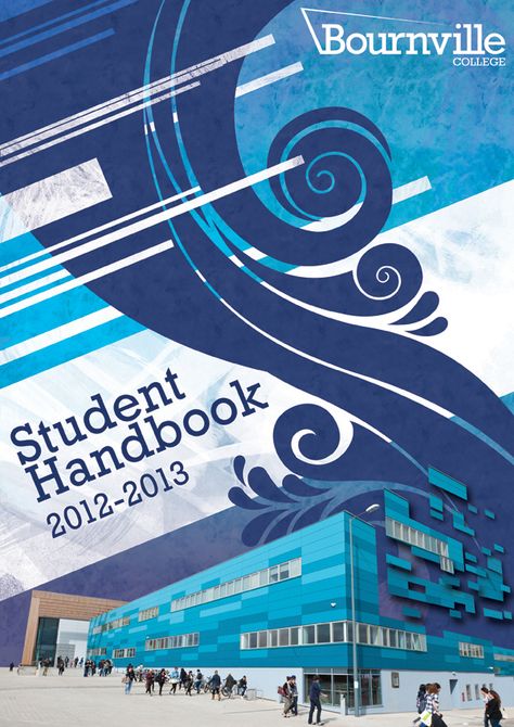 Bourneville college Student Handbook cover Handbook Cover Design, Guidebook Design, Student Handbook, Yearbook Covers Design, Magazine Cover Page, Magazine Cover Ideas, Magazine Design Cover, Magazine Front Cover, Newsletter Inspiration