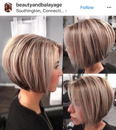 This cut 😍 2018 Hairstyles, Κούρεμα Bob, Modern Short Hairstyles, Popular Short Hairstyles, Choppy Bob Hairstyles, Bob Hairstyles For Fine Hair, Short Bob Haircuts, Penteado Cabelo Curto, Short Hairstyle