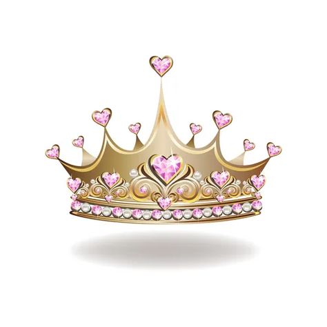 Crown For Princess, Princess Crown Vector, Princess Crown Illustration, Princess Tiara Drawing, Disney Princess Crowns, Princess Crown Png, Princess Vector, Princess Png, Princess Images