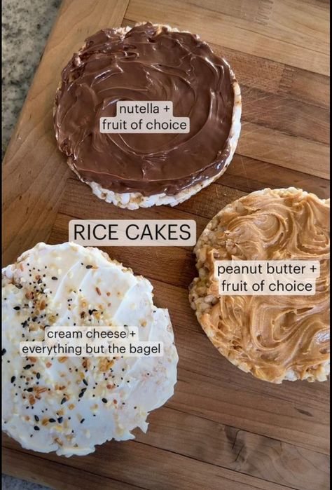 Rice Cake Recipes Savory, Rice Cakes Toppings Lunches, Rice Cake Ideas Healthy, Low Calorie Rice Cake Snack, Rice Cake Sandwich, What To Put On Rice Cakes, Rice Cake Meals, Rice Cake Recipes Healthy, Cake Recipes Healthy