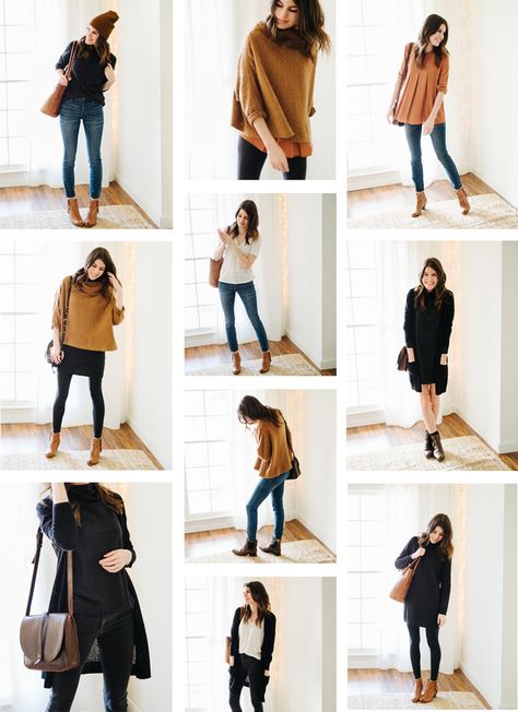 winter 10×10: wrap up! 10 Outfits 10 Pieces, Simple Wardrobe, Orange Outfit, Minimalist Capsule Wardrobe, Winter Capsule Wardrobe, Spring Capsule Wardrobe, Professional Wardrobe, Capsule Outfits, Outfits Chic