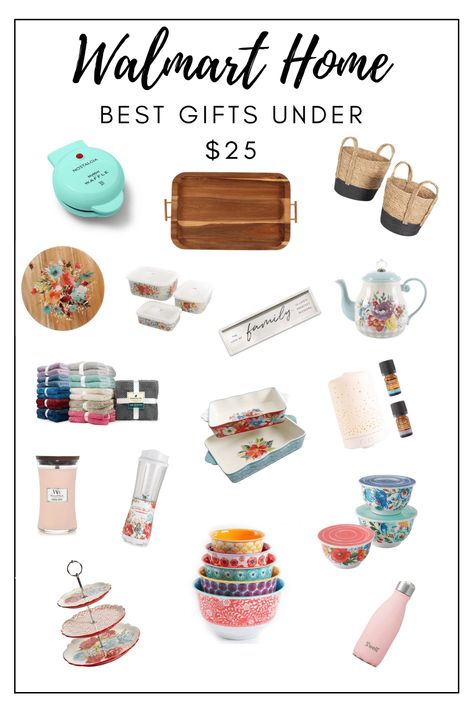 Get your holiday shopping done early with these awesome finds for under $25 from Walmart Home! #ad #walmarthome #giftsunder25 #walmartfinds via @onehappyhousewife Happy Housewife, Gifts Under 25, Walmart Home, Budget Friendly Gift, Walmart Fashion, Walmart Finds, Healthy Food Options, Holiday Shopping, Kid Friendly Meals