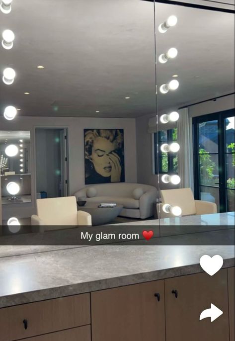 Khloe Kardashian Glam Room, Glam Beauty Room, Skin Room, Edwardian Homes, Bloxburg Mansion, Kardashian House, Khloe Kardashian House, Kardashian Home, Jenner House