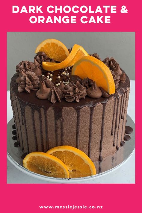 Orange Chocolate Cake Decoration, Jaffa Cake Decoration, Chocolate Orange Cake Design, Chocolate Orange Cake Decoration, Orange Cake Decoration Ideas, Orange Cake Design, Cake With Chocolate Drip, Orange Cake Decoration, Chocolate Orange Cake