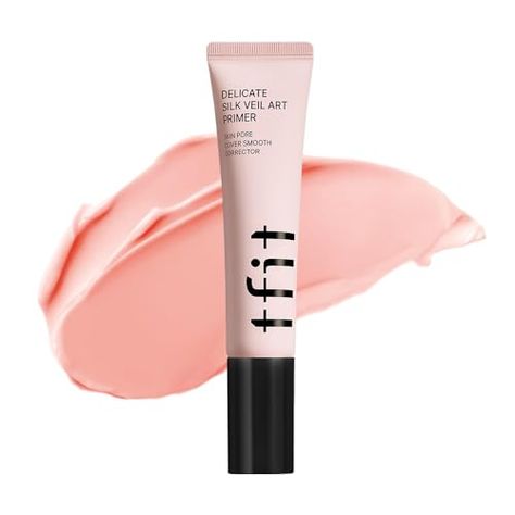 TFIT Delicate Silk Veil Art Primer - Perfect Pore Cover, Stay Makeup For Longer, Blurs & Fills in Fine Lines, Korean Makeup, 1.01FL. Oz. Pore Filler, Primer For Oily Skin, Matte Makeup, Mothers Day Special, Makeup Primer, Korean Makeup, Blur, Men's Grooming, Makeup Skin Care