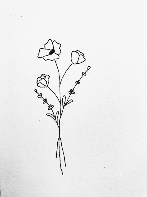 wildflowers pen drawing Wild Flowers Bouquet Drawing, Wild Flower Drawing Simple, Wildflower Line Drawing Tattoo Ideas, Wildflower Line Drawing, Wild Flower Line Drawing, Wildflower Pen Drawing, Pretty Flower Drawing, Weird Photos, Wildflower Drawing