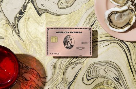 American Express Rose Gold Card, Rose Gold Amex Card, Amex Card Aesthetic, Amex Gold Card, American Express Gold Card, American Express Gold, Gold Credit Card, Amex Card, Credit Card Design