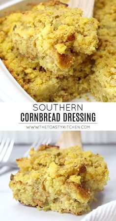 Southern Dressing Recipe Cornbread, Southern Dressing Recipe, Southern Meals, Dressing Casserole, Southern Cornbread Dressing, Cornbread Stuffing Recipes, Dressing Recipes Thanksgiving, Cornbread Dressing Southern, Bread Dressing