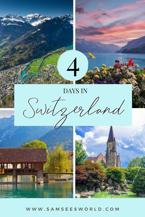 Switzerland Itinerary 3 Days, 3 Days In Switzerland, 4 Days In Switzerland, Northern Italy Switzerland Itinerary, Balcony Painting, Switzerland Travel Itinerary, Things To Do In Switzerland, Switzerland Summer, Switzerland Trip