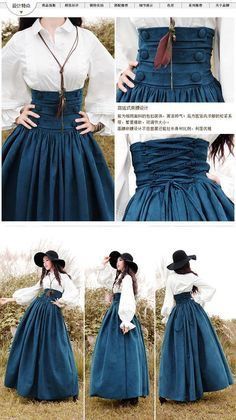 Skirt Diy, Mori Kei, Skirt Maxi, Fantasy Fashion, Asian Style, Mode Vintage, Mode Inspiration, Lolita Fashion, Fashion Drawing