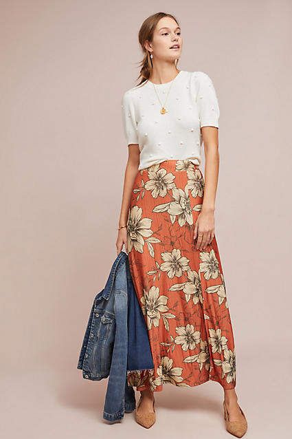 Farm Rio Cordelia Floral Skirt #ad #AnthroFave #AnthroRegistry Anthropologie #Anthropologie #musthave #styleinspiration  #ootd #newarrivals #outfitideas #wishlist #bohostyle #bohooutfit #bohemian Tulle Skirt Outfits Casual, Floral Maxi Skirt Outfit, Black Skirt Outfit Summer, Orange Floral Skirt, Floral Skirt Outfits, Tulle Skirts Outfit, Farm Fashion, Black Skirt Outfits, Kingdom Hall