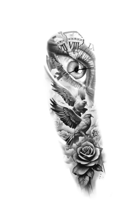 Realism Filler Tattoo, Hawaiian Arm Tattoo, Tattoo Designs Men Forearm Half Sleeves, Arm Template Tattoo, Bicep Tattoo Sleeve, Outside Bicep Tattoo Men, Realism Forearm Tattoo, Shoulder Bicep Tattoo, Upper Arm Sleeve Tattoos For Guys