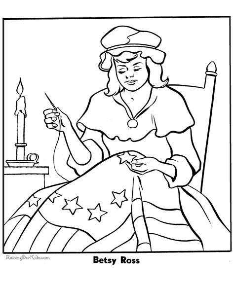 American Flag History, American Flag Drawing, American Flag Coloring Page, First American Flag, Flag Printable, Famous Historical Figures, Flag Coloring Pages, Love Coloring Pages, Flag Day