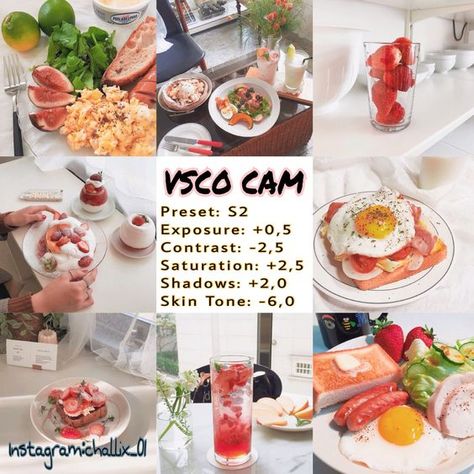 Vsco Food Preset, Food Vsco Filter, Vsco Food Filter, Vsco Hacks, Food Filter, Vsco Effects, Vsco Filter Free, Vsco Themes, Vsco Tutorial