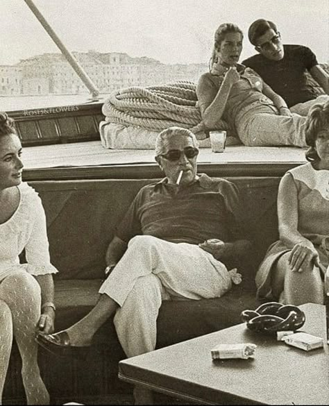 Christina Onassis, Aristotle Onassis, Richard Burton, Jackie Onassis, Maria Callas, On A Boat, Jackie O, Super Yachts, Elizabeth Taylor