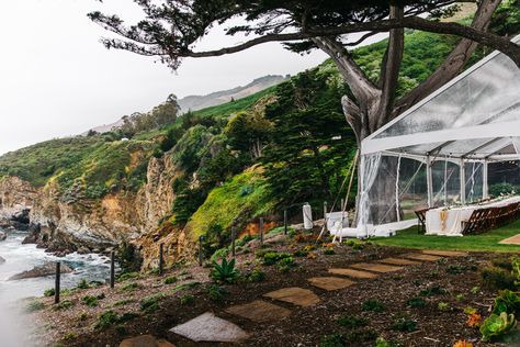 Rainy day wedding romance in Big Sur Catering, Planning and Design by Sea Stars Catering & Events https://www.seastarscatering.com/, photo by https://www.bassosweddings.com/ Eggplant Caponata, Rainy Day Wedding, Smoked Sea Salt, Big Sur Wedding, Sea Stars, Welcome Party, Grilled Eggplant, Wild Mushroom, Catering Events