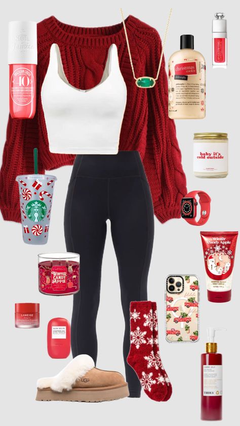 126 days till Christmas!! Preppy Christmas Outfit, Preppy Fall Outfits, Christmas Outfit Ideas, Xmas Outfits, Cute Christmas Outfits, Preppy Christmas, Populaire Outfits, Casual Preppy Outfits, Cute Lazy Day Outfits