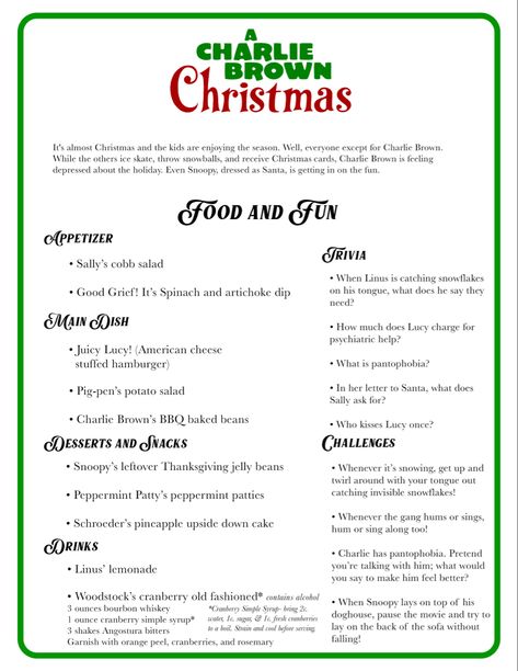 Family Movie Night Themes, Christmas Activites, Disney Themed Movie Night, Disney Movie Night Food, Disney Movie Night Dinner, Movie Night Dinner, Movie Night Theme, Holiday Movie Night, A Charlie Brown Christmas