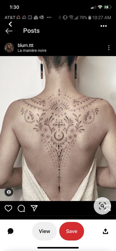 Floral Back Tattoos, Boho Tattoos, Muster Tattoos, Spine Tattoos For Women, Gorgeous Tattoos, Back Tattoo Women, Dainty Tattoos, Spine Tattoos, Elegant Tattoos