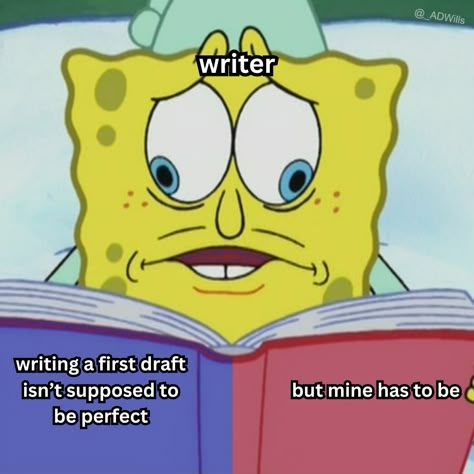 Perfection - Writers Write Writer Problems, Writing Problems, Writer Memes, Writer Humor, Writing Humor, Writing Inspiration Tips, Writing Memes, Aspiring Author, Writing Motivation