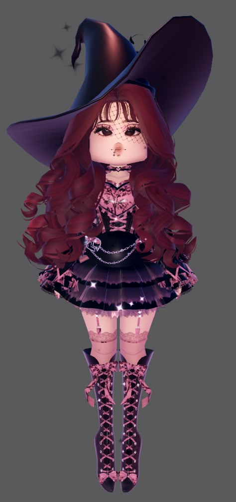 Royale High Outfits Ideas Halloween, Royalloween Outfits, Royale High Witch Outfits, Witch Royale High, Royale High Outfits Halloween, Royal High Halloween Outfits, Royale High Halloween Outfits, Shadow Empress, Whimsy Witch