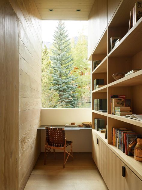 Pulleys open wood shutters covering Wyoming house by Olson Kundig Extraordinary Architecture, Wood Shutters Exterior, Olson Kundig, Moving Walls, Wood Staircase, Wooden Shutters, Jackson Hole Wyoming, Wood Shutters, Small Cabin