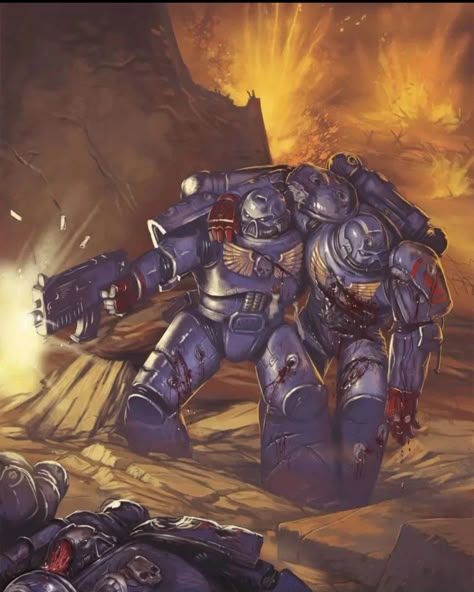 Warhammer 40k Factions, Space Marine Art, 40k Art, Warhammer Paint, Adeptus Astartes, 40k Artwork, Warhammer 40k Art, Warhammer 30k, Warhammer Art