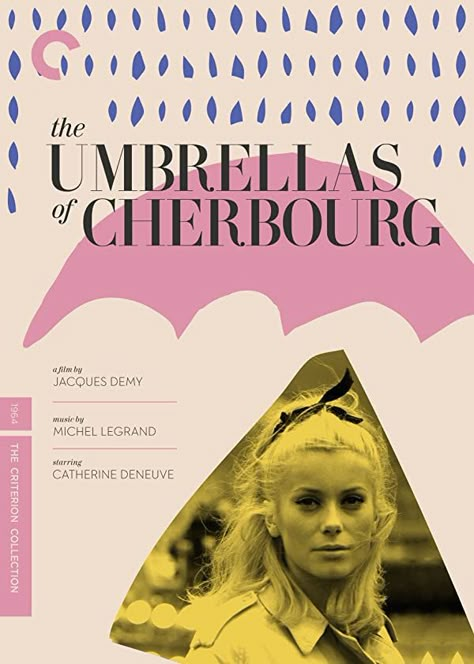 The Umbrellas Of Cherbourg, Umbrellas Of Cherbourg, Michel Legrand, French Movie Posters, Jacques Demy, Criterion Collection, The Criterion Collection, French New Wave, French Cinema