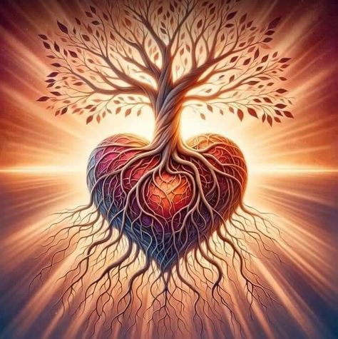 Tree With Roots, Anatomical Art, Soul Collage, Social Contract, Heart In Nature, Grounding Techniques, Symbolic Representation, Divine Guidance, Healing Heart