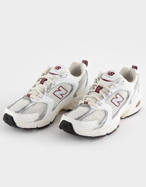 New Balance 530 Shoes. With A Classic 2000s' Running-Inspired Design, This All-Purpose Women's Shoe Is Built For Everyday Wear. Leather, Suede And Textile Uppers. Cushy Insole. Lace Up Closure. Abzorb Midsole. Imported.