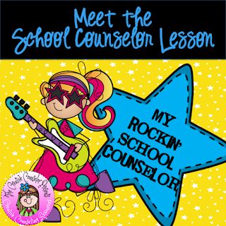 The Creative Counselor: My Rockin' School Counselor Intro To School Counselor Lesson, Meet The School Counselor Activities, Meet The Counselor Elementary, Meet The School Counselor, Elementary Counselor, Counselor Activities, Friendship Issues, School Counselor Lessons, Elementary School Counselor