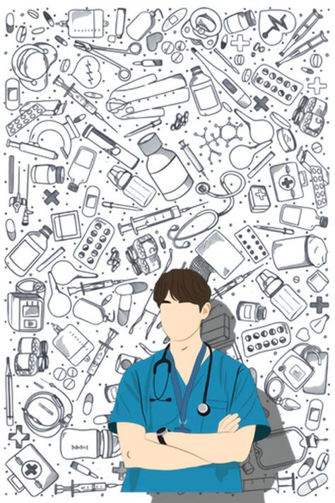 Doctor Dp, Healthcare Art, Whatsapp Background, Nurse Aesthetic, Nurse Art, Biology Art, Whatsapp Wallpaper Cute, Medical Facts, Medical Anatomy