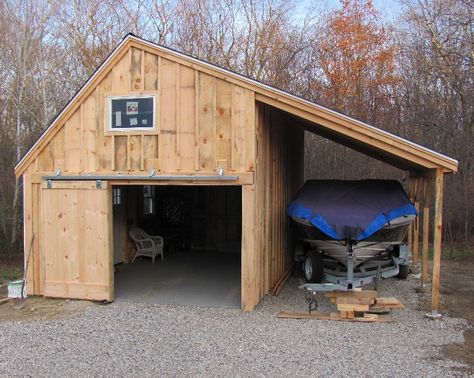 Door Shed, Barn Style Shed, Shed With Loft, Shed Plans 12x16, Plan Garage, Small Barns, Carport Sheds, Backyard Storage Sheds, Boat Shed