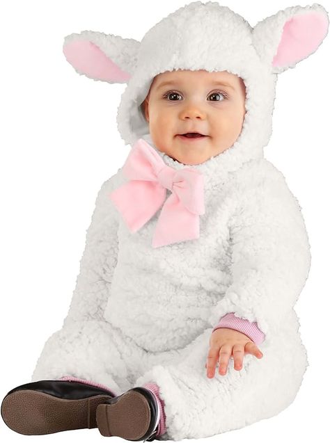 Little Lamb Costume, Lamb Costume, Nursery Rhyme Characters, First Halloween Costumes, Fun Costumes, Book Character Costumes, Baby First Halloween, Funny Costumes