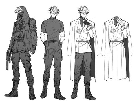 Reference Male, Clothes Reference, Clothing Sketches, Drawing Anime Clothes, Fashion Design Drawings, Anime Drawings Tutorials, Character Design Male, Drawing Clothes, 영감을 주는 캐릭터