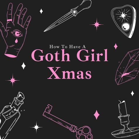 Celebrate your alt lifestyle this holiday season. Choose the goth pathway as you deck your halls and rock around the christmas tree. Go black or back. Celebrate the darkness, the ennui, the glam rock of he goth lifestyle. Goth Christmas Wishlist, Alt Christmas List, Fall Goth Aesthetic, Goth Winter Aesthetic, Black Holiday Outfits, Gothic Christmas Outfit, Eco Goth Aesthetic, Emo Christmas Aesthetic, Spooky Christmas Aesthetic