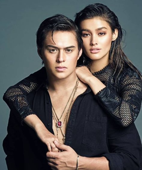 Husband Photoshoot, Enrique Gil And Liza Soberano, Fashion Editorial Couple, Enrique Gil, Studio Photoshoot Ideas, Couples Modeling, Liza Soberano, Couple Poses Reference, Studio Photography Poses