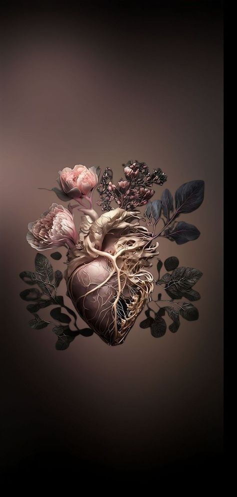 A Human Heart, Anatomical Heart Art, Heart Exploding, Abstract Concept, Pretty Phone Wallpaper, Medical Art, Iphone Wallpaper Photos, Human Heart, Iphone Wallpaper Vintage