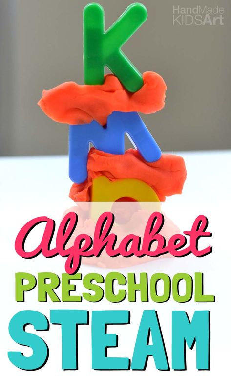 Easy Engineering for Preschoolers with Magnetic Letters - Kids STEAM Lab Math Activities For Preschoolers, Preschool Steam, Stem Activities Kindergarten, Engineering Challenges, Steam Lab, Stem Centers, Stem Building, Stem Activities Preschool, Steam Lessons