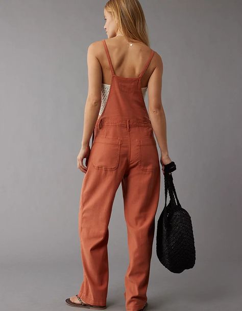 AE Dreamy Drape Stretch Linen-Blend Overall Overalls Outfit Fall, Boho Overalls, Camping Outfits For Women, Overalls Outfits, Fall Workwear, Overalls Outfit, Camping Outfits, Romper Outfit, Outdoor Outfit