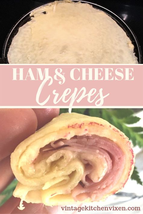 These classic ham and cheese crepes are the easiest crepes you're ever going to make. Learn how to make this traditional French favourite and get inspired with different filling ideas! #crepes #creperecipes #crepesrecipe #easycrepes #frenchcrepes #hamandcheese #breakfastideas #lunchideas #brunchideas