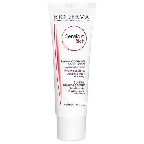 STYLECASTER | best face creams | best moisturizers for face | Augustinus Bader the cream dupes | products like Augustinus Bader the cream | best drugstore face creams | best drugstore facial moisturizers | bioderma sensibio rich cream Oil Free Cleanser, Bioderma Sensibio, Anti Redness, Skin Care Range, Skin Redness, Facial Cream, Skin Food, Skin Healing, Daily Moisturizer