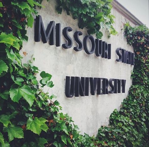 Missouri state university Grand Valley State University Aesthetic, Montclair State University Aesthetic, Msu Campus, Minot State University, Northwest Missouri State University, College Goals, College Pictures, Missouri State University, College Life Hacks