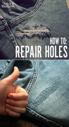 Repairing Clothes, Ruined Clothes, Repair Jeans, Mending Clothes, Torn Jeans, Visible Mending, Repair Clothes, Unwanted Hair Removal, Pattern Steps