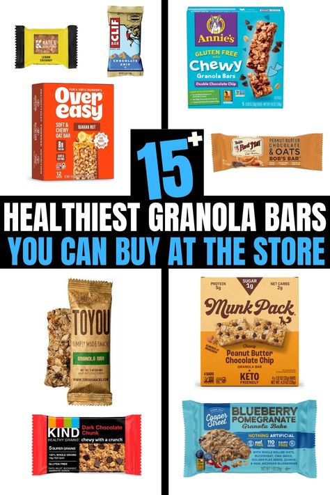 Healthy Eating Grocery List, High Protein Granola, Best Granola Bars, Protein Granola Bars, Granola Cookies, Organic Granola, Best Granola, Healthy Granola, Healthy Granola Bars