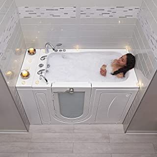 Drop In Tub Ideas, Door Lock System, Drop In Tub, Walk In Bathtub, Walk In Tubs, Walk In Bath, Tub Ideas, Swinging Doors, Acrylic Bathtub